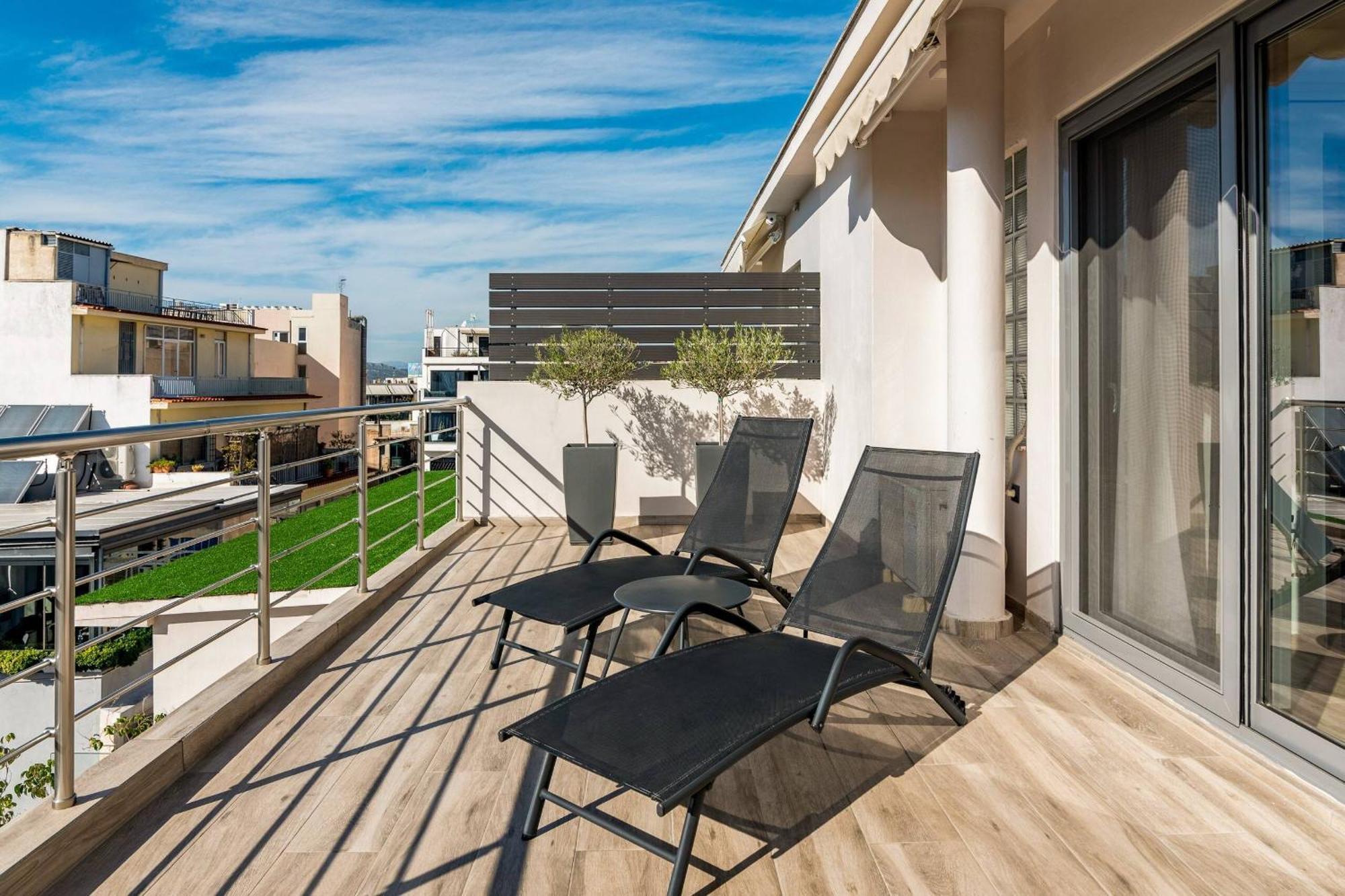 Dreamy Athens Penthouse With Acropolis View Atenas Exterior foto